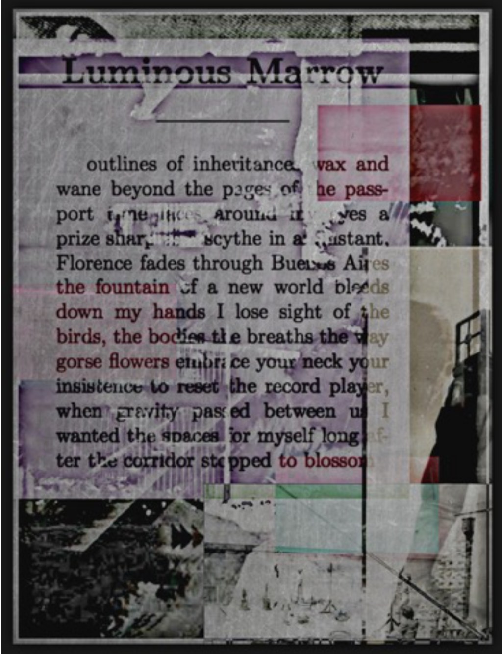 Haunted Passages: Three Visual Poems by&nbsp;Ana