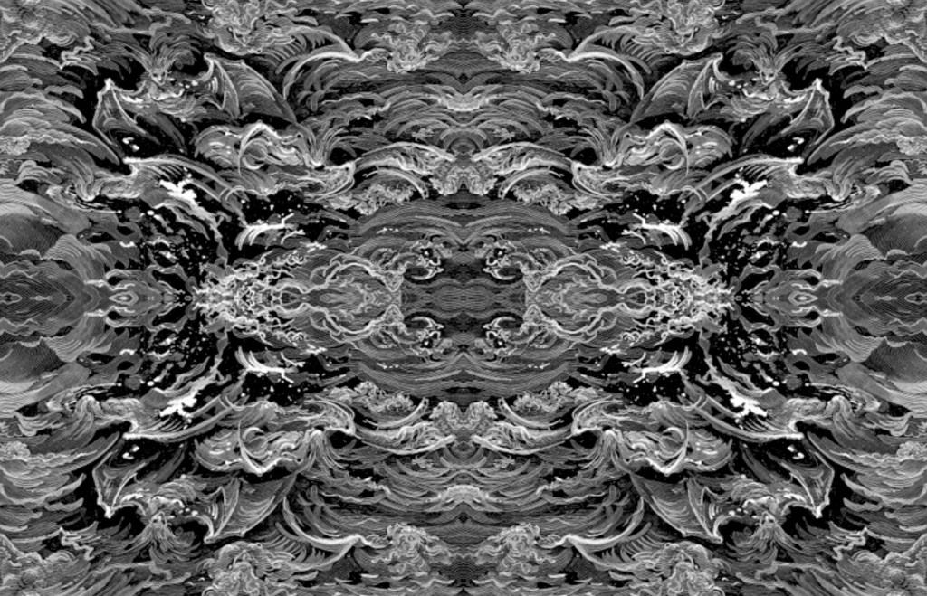 Haunted Passages Digital Collage: “The Frenzy of an Indispensable Hallucination” by Bill&nbsp;Wolak