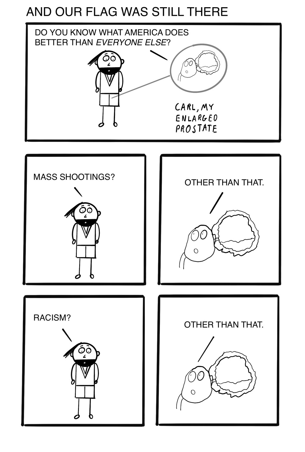 Bad Survivalist: “And Our Flag Was Still There,” a short comic by Jesse Bradley-Amore